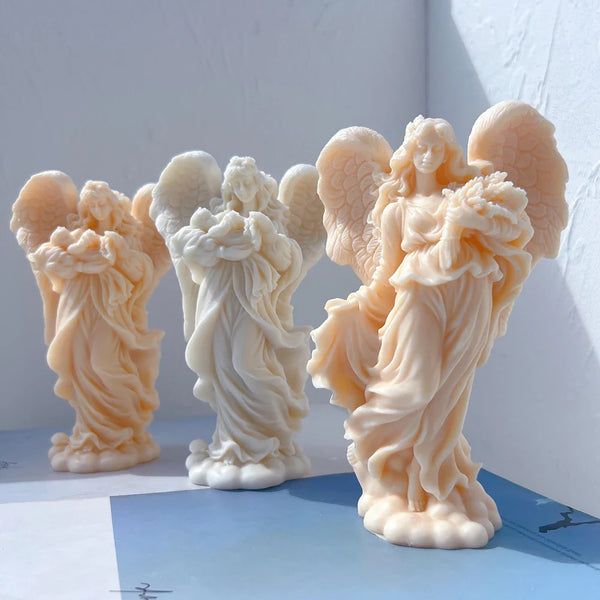 Guardian Angel & Angel of Grace Candle Mold