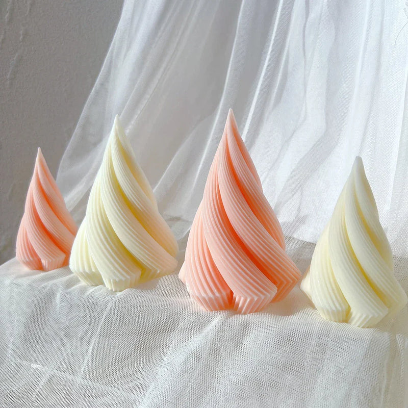 Christmas Decor Cone Candle Molds