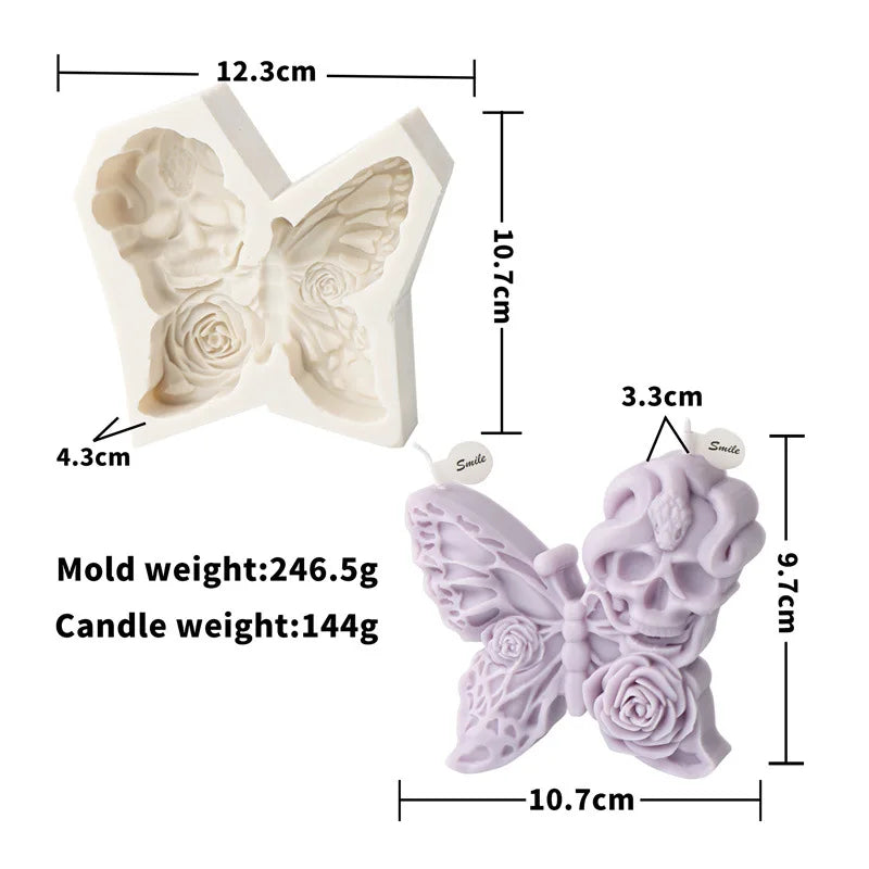 Unique Butterfly Candle Molds Silicone