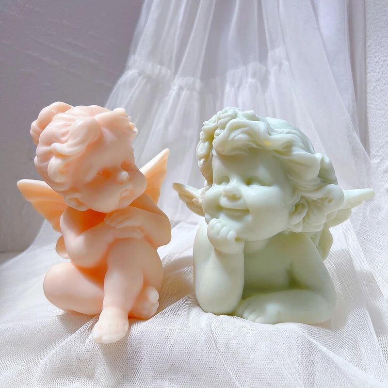 Cupid Cherub Angel Candle Mold