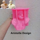 Ancient Greek philosopher Aristotle Candle Mold