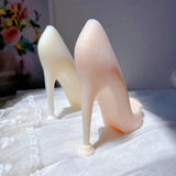 Lady High Heel Shoes Candle Mold