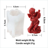 Cute Angel Theme Silicone Candle Mold