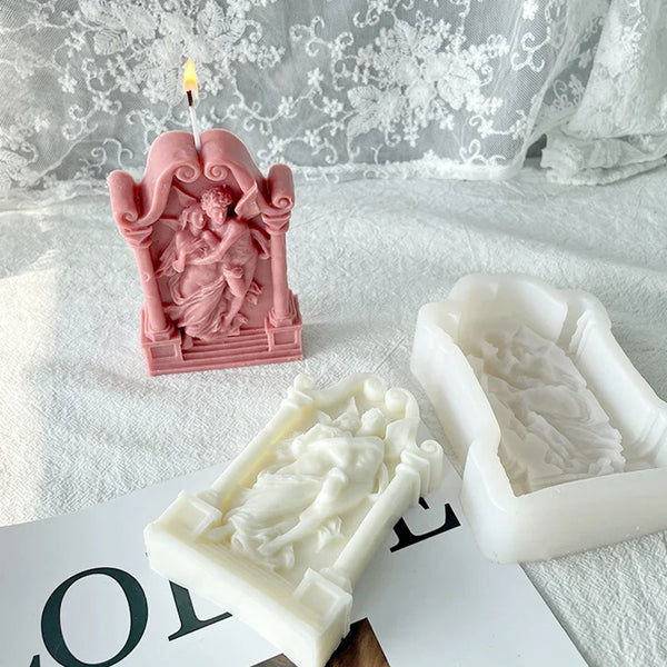 Eros and Psyche Candle Silicone Mold