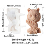 Tiger Head Tree Stump Silicone Candle Mold