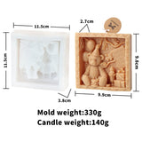 DIY Photo Frame Bear Candle Mold