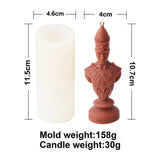 Ancient Greek Pharaoh Sacrificial Knight Candle Mold