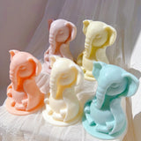 Elegant Elephant Candle Mould