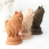 Adorable Ragdoll Cat Candle Mold