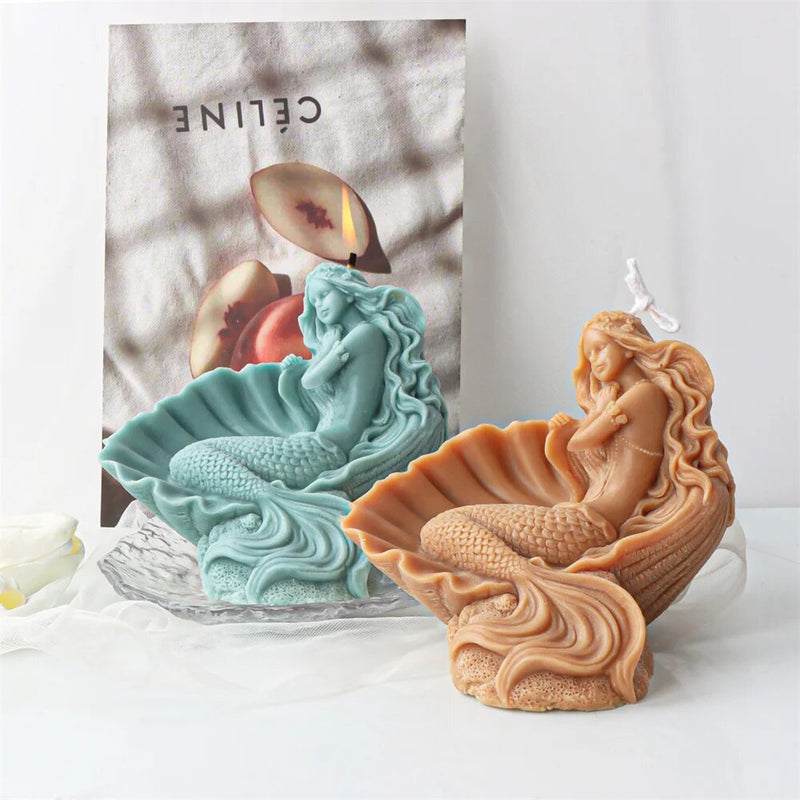 Mermaid Candle Mold