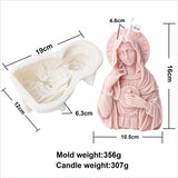 Jesus Family Candle Mold