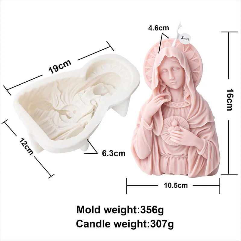 Jesus Family Candle Mold