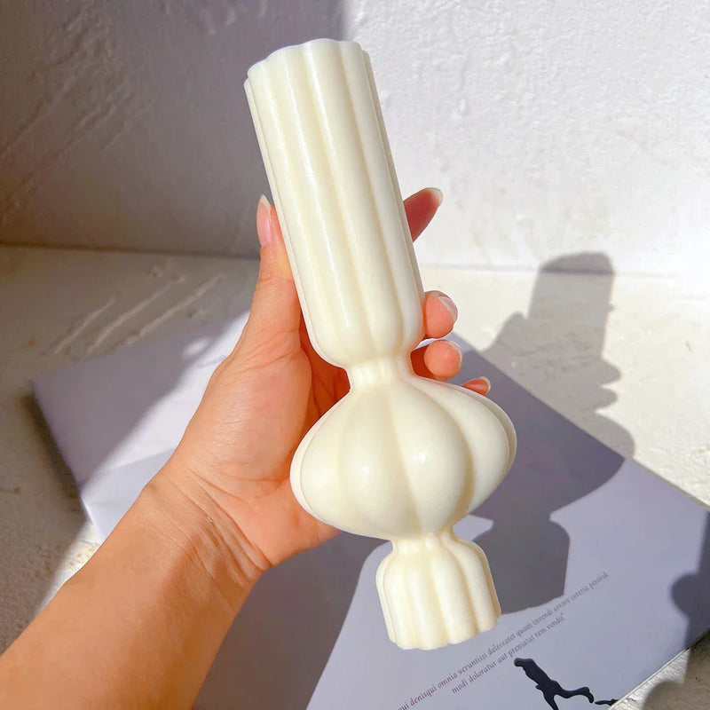 Unique Tall Pillar Silicone Candle Mold