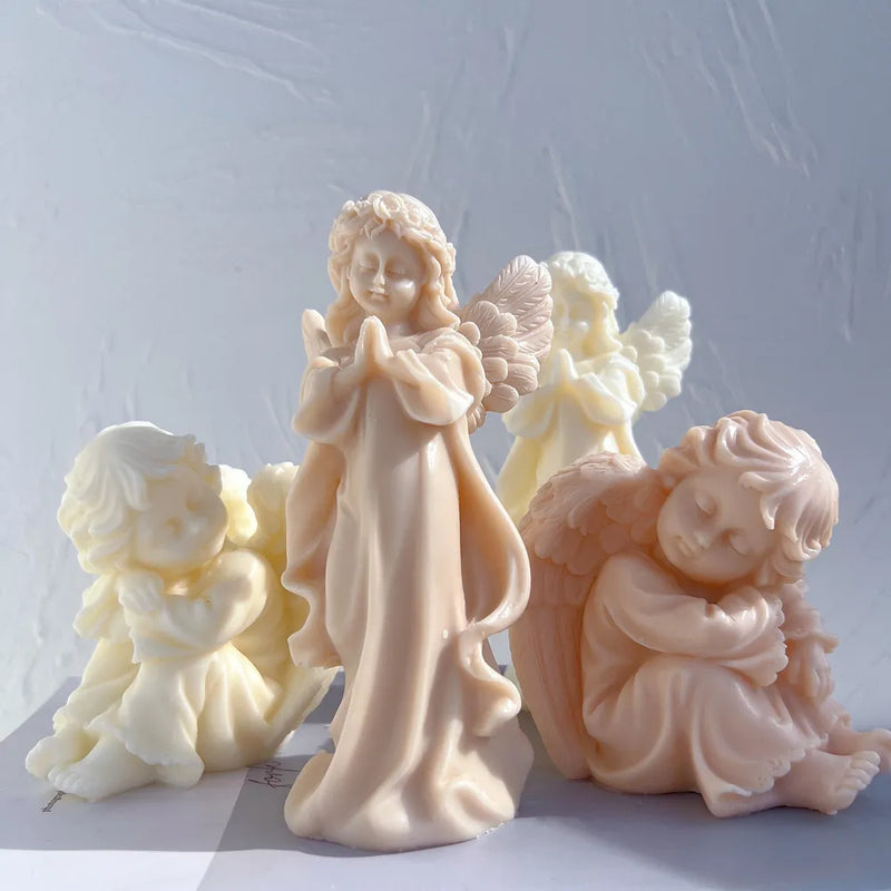 Cherub Candle Mold Silicone