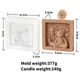 DIY Photo Frame Bear Candle Mold