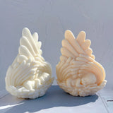 Sleeping baby Angel with Wings Candle Mold