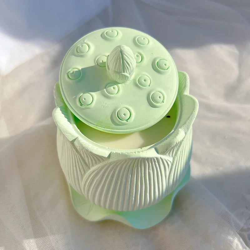 Lotus Tea Light Holder Silicone Mold