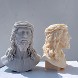 Unique Bust Sculpture Jesus Statue Silicone Mold
