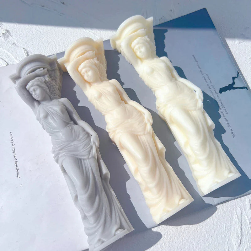 Caryatid Statue Candle Mold