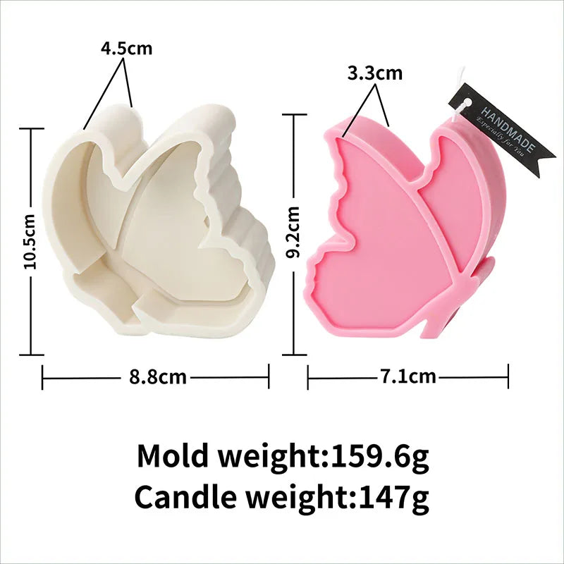 Unique Butterfly Candle Molds Silicone