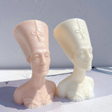 Nefertiti Egyptian Statue Silicone Candle Mold