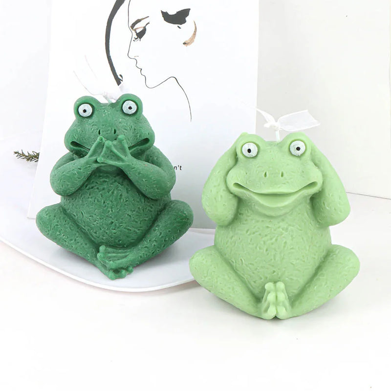 Silly Frog Candle Mold