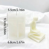 Alone Human Sculpture Candle Mold Silicone