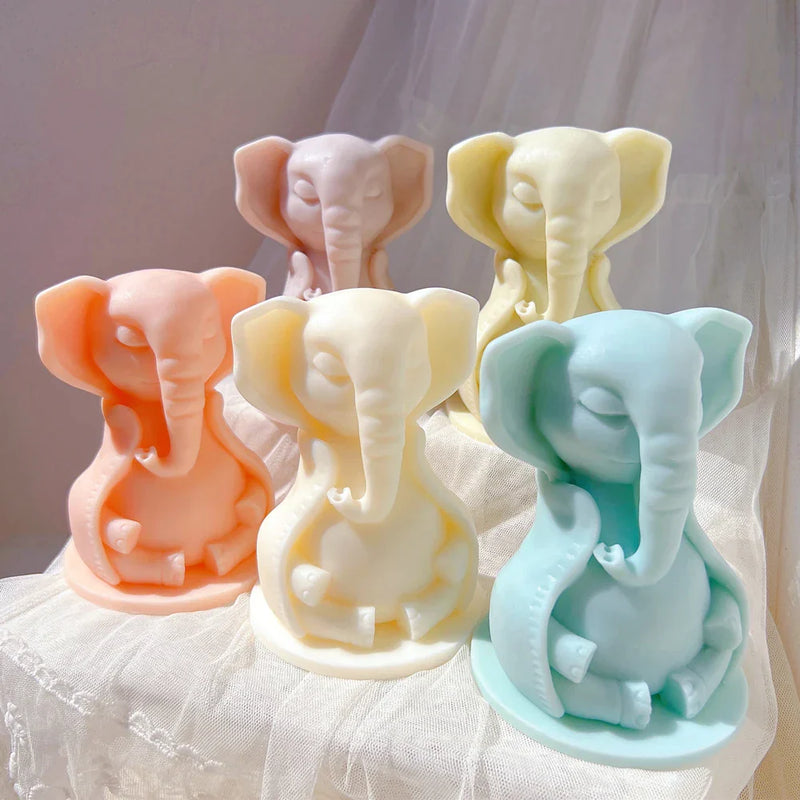 Elephant Silicone Candle Mold