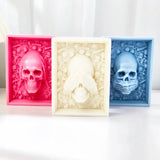 Trinity Skull Wisdom Candle Mold