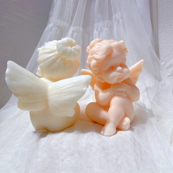 Cupid Cherub Angel Candle Mold