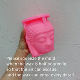 Buddha Head Candle Mold