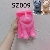 Sitting Puppy Silicone Candle Mold