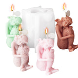 Delicate Mermaid Shape Silicone Candle Mold