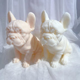 French Bulldog Candle Mold Silicone