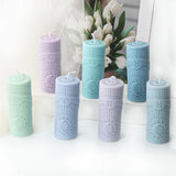 3D Constellation Pillar Candle Mold for Zodiac Designs