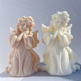 Cherub Praying Peace Angel Candle Mold Silicone