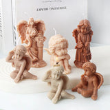 Cute Angel Theme Silicone Candle Mold