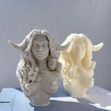 Goddess Bust Silicone Candle Molds