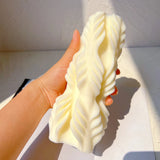 Irregular Twirl Pillar Candle Mold