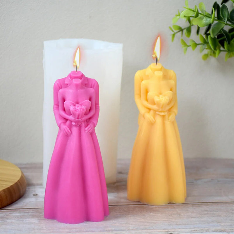 Bride & Groom Candle Mold