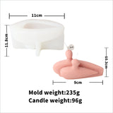 Nordic Couple Silicone Candle Mold