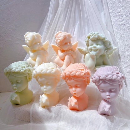Cupid Cherub Angel Candle Mold