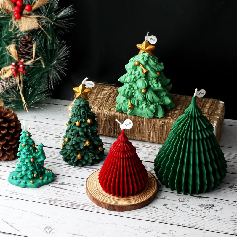 New Christmas Tree Candle Molds