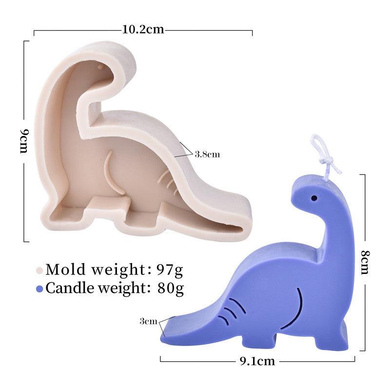 Silicone Animal Candle Molds Frog, Stegosaurus, Owl, Plesiosaur, Tyrannosaurus, Triceratops, Elephant, Giraffe Candles molds