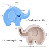 Silicone Animal Candle Molds Frog, Stegosaurus, Owl, Plesiosaur, Tyrannosaurus, Triceratops, Elephant, Giraffe Candles molds