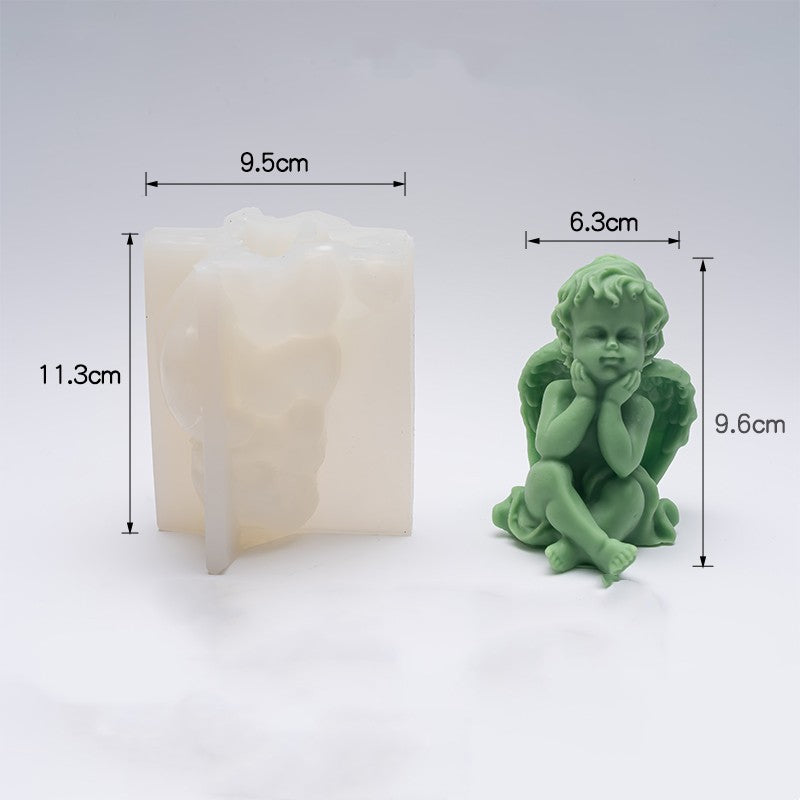 Silicone Little Angel Candle Mold - Create Heavenly Candles Candles molds