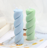 Spiral Swirl Candle Mold: Create Stunning Twisted Candles at Home Candles molds