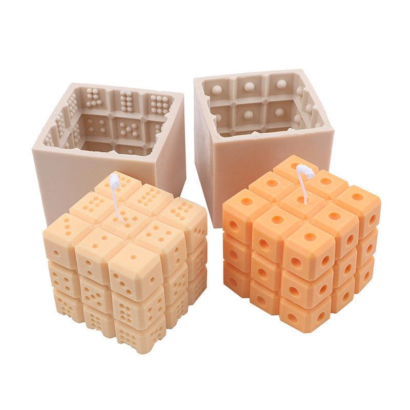 Square Dice Silicone Candle Mold Candles molds