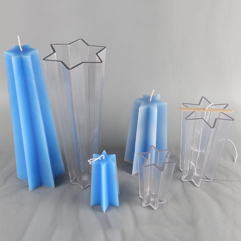 Star Shape Acrylic Plastic Candle Mold Candles molds