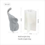 Stretch Nose Elephant Candle Mold Aromatherapy Candles molds